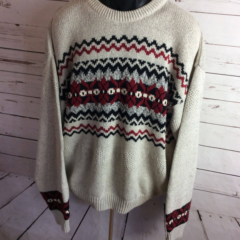 Adirondack Mens Sweater By Saville Row Heavy Knit
